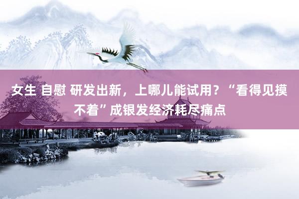 女生 自慰 研发出新，上哪儿能试用？“看得见摸不着”成银发经济耗尽痛点